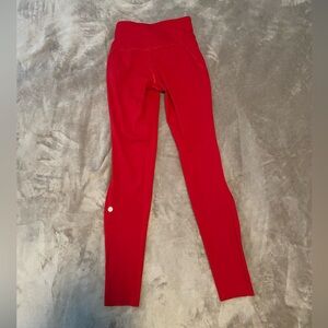 Lululemon Base Pace High-Rise Tight 28" dark red size 6